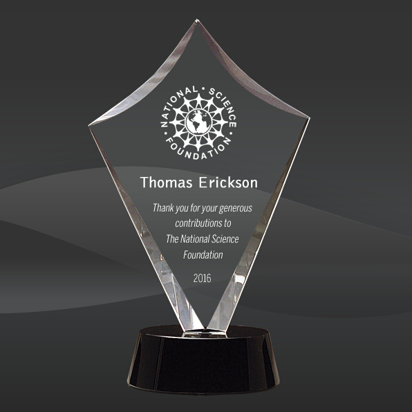 Diamond Fanfare Crystal Award (SCT-K3709, SCT-K3710, SCT-K3711)