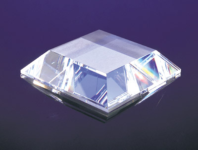 Glass Crystal Base for Glass Crystal Award or Golf Trophies