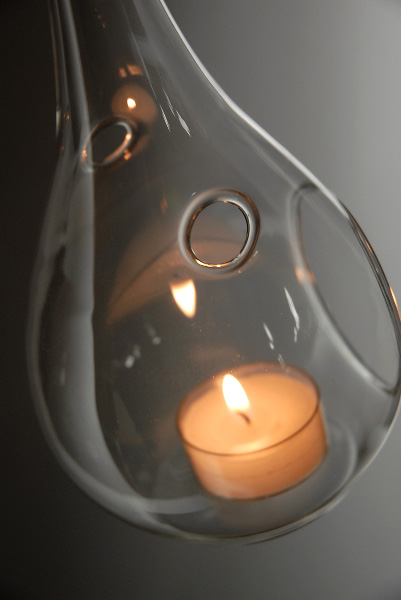 Hanging Teardrop Tealight Holder