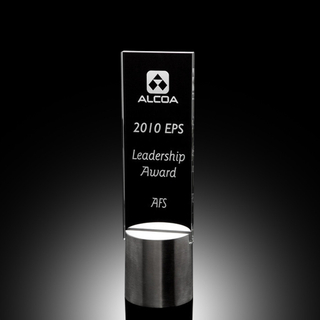 Aluminum Base Vision Glass Award (#30393)
