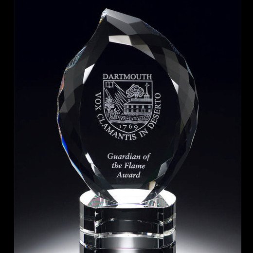 Duke Blue Crystal Globe Award - Silver Recognition Gifts for Thank You Gifts (#3531A, #3441)