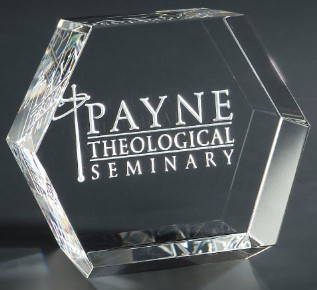 Crystal Hexagon Paperweight