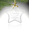 Personalized Star Glass Christmas Ornaments for Christmas Decoration (TM-G127)
