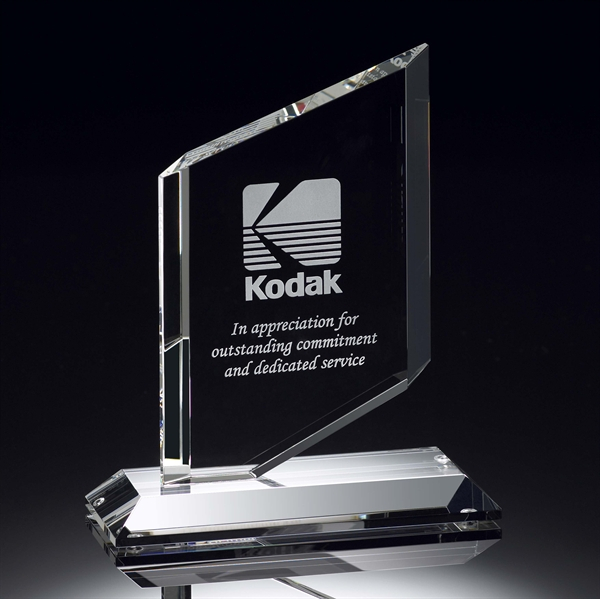 Wellington Crystal Trophy for Achievement Recognition Award