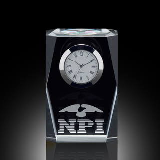 Crystal Achievement Clock Award (#50491)