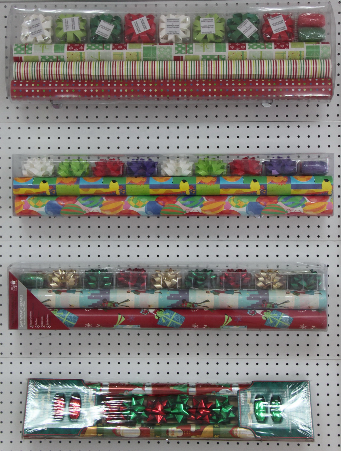 GIFT ROLL WRAPS + RIBBON EGGS & BOWS + TAGS