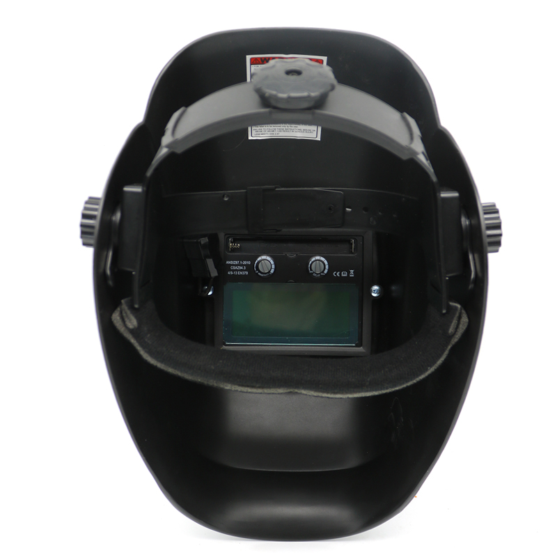 CE solar head mounted auto darkening welding helmet