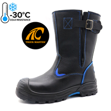Cold Resistance Steel Toe Winter Welding Safety Boots without Lace
