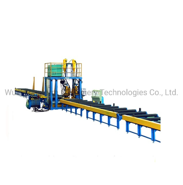 H/I Beam Steel Plate Welding and Assembly Line with Spot Welding MIG Welder