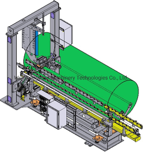 Full Automatic LNG Tank / Cryogenic Storage Tank Seam Welding Machine / Seam Welder