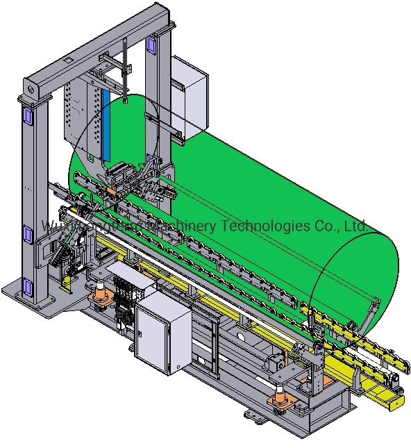 Full Automatic LNG Tank / Cryogenic Storage Tank Seam Welding Machine / Seam Welder
