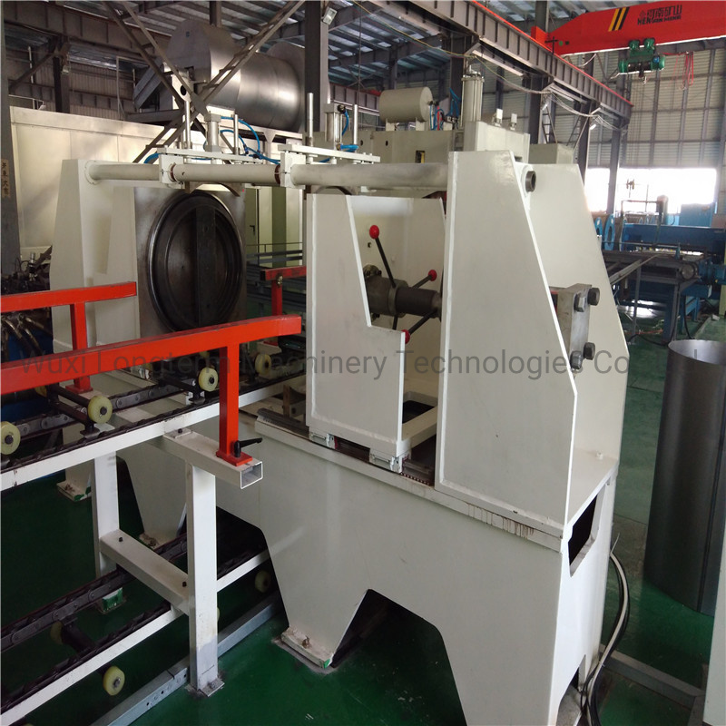 Vertical Type Steel Drum Production Flanging & Expanding & Seaming