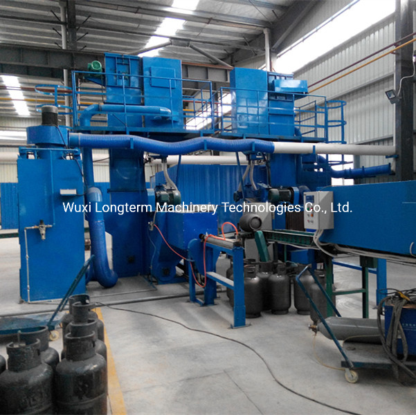 CNG Cylinder Internal/External Shot/ Sand Blasting Machine