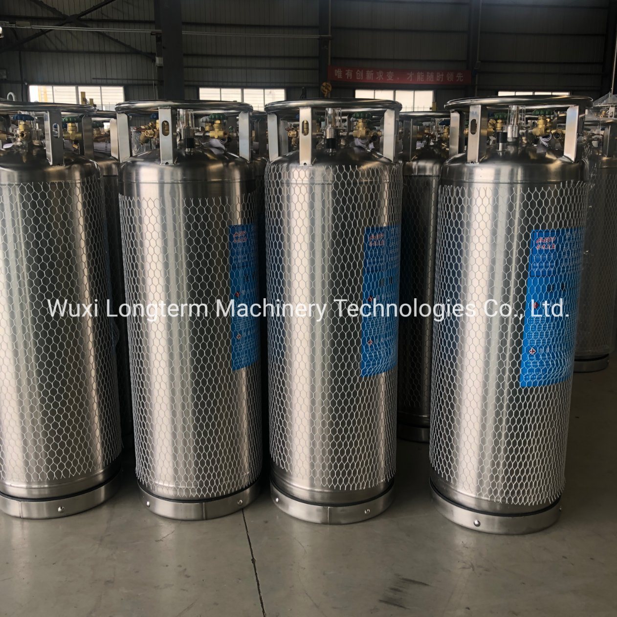 210L Liquid Oxygen/Nitrogen/Argon/CO2 Storage Tank Dewar Cryogenic LNG Gas Cylinder