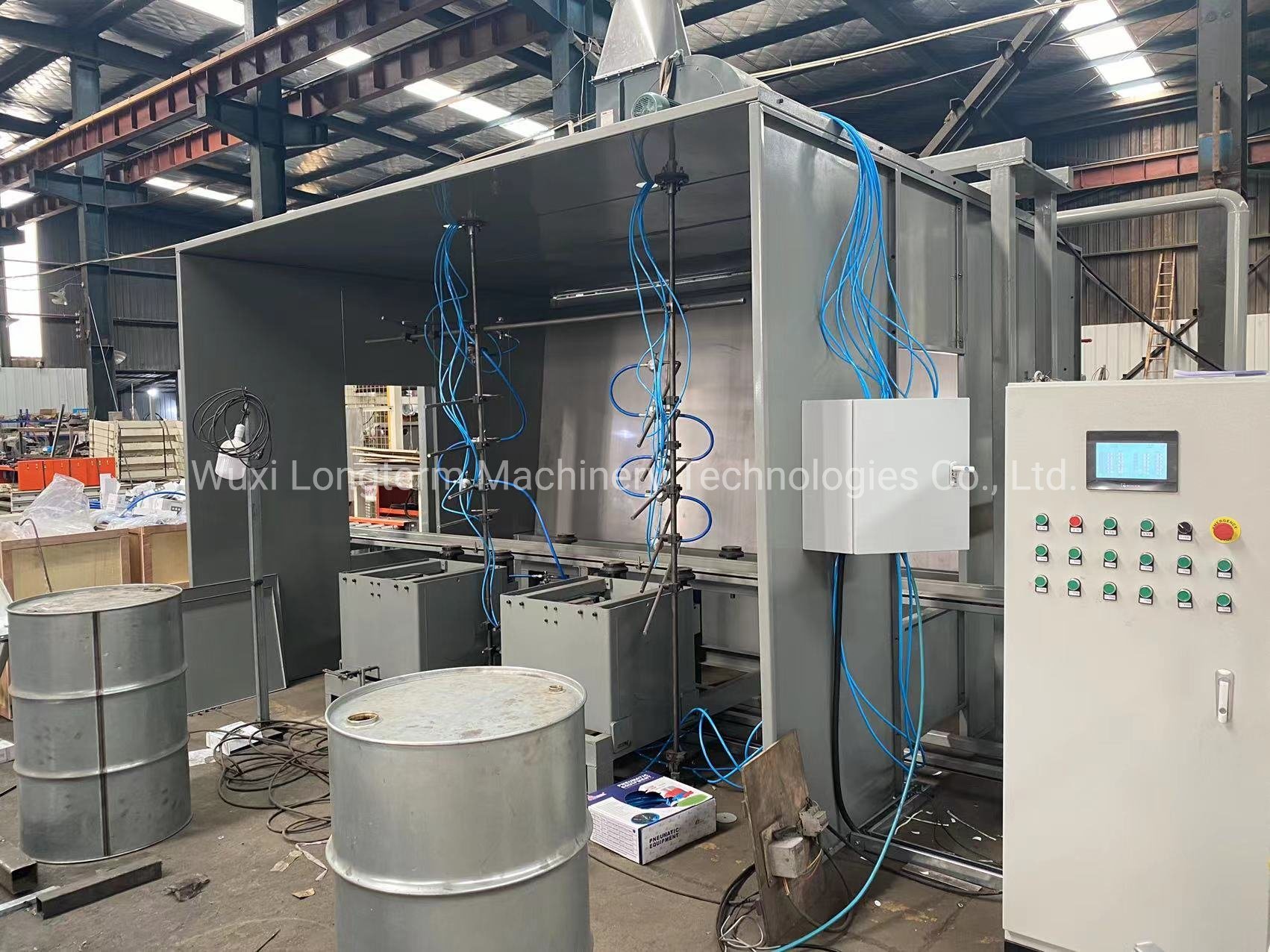 Sophisticated Spray Painting Booth/ System/ Machine for Tight/ Open Head Steel Drum