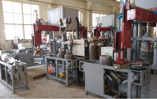 LPG Gas Cylinder Vertical Seam Welding Machine