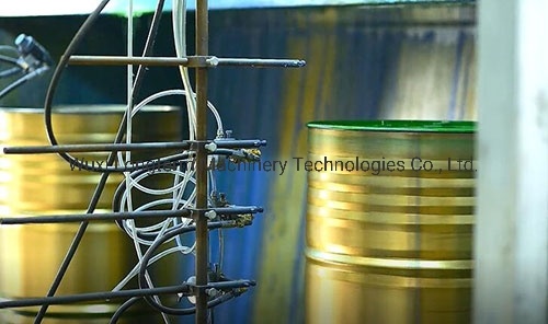 Fully Automatic Steel Drum Painting Booth Machine, Spraying System for Manufacturing Steel Barrels/