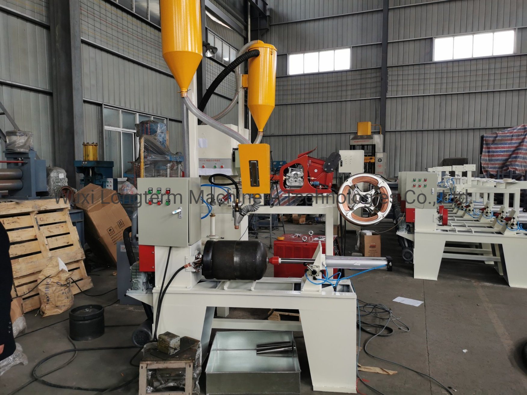 Automatic LPG Cylinder Body Circular Welder Circumferential Seam Saw Welding Machine