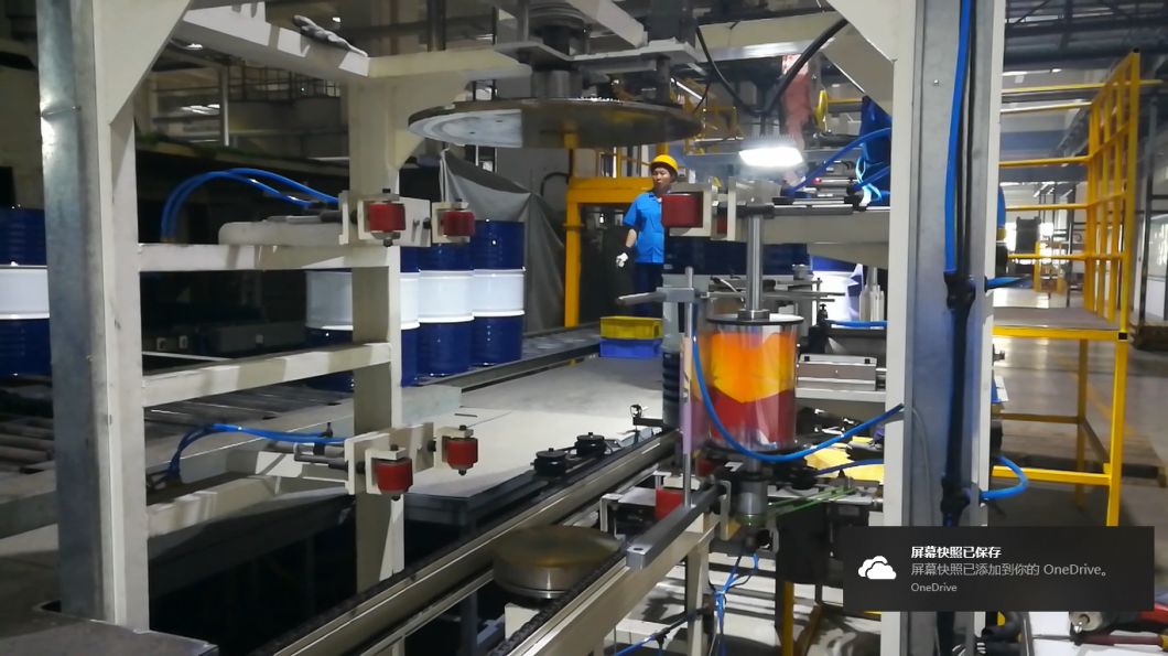 200L 55 Gallon Steel Oil Barrel Logo Words Printing Machine Line
