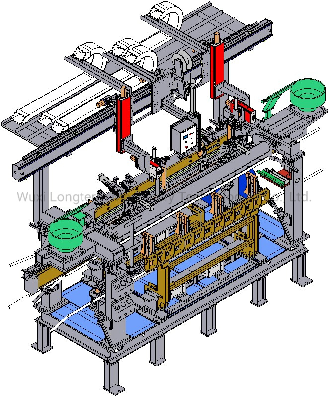 High-Quality LNG Cylinder Pass-by Type Automatic Longitudinal Seam Welding Machine