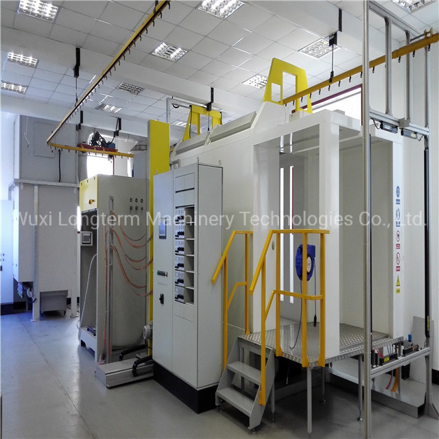 China Environment Protection Painting Robot Powder Coating Spray Booth / Powder Coating Line for Steel Drum