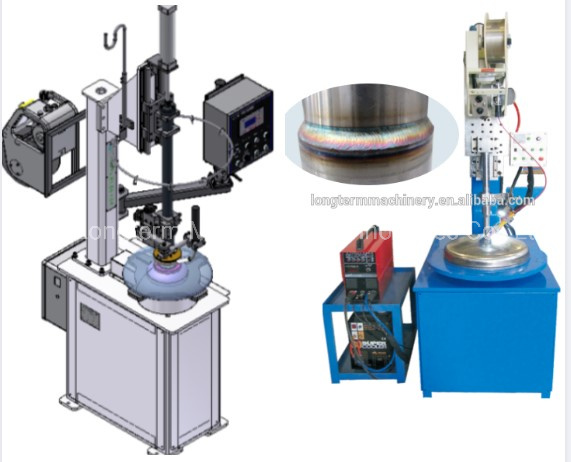 5kg 14kg 12.5kg 18kg 19kg 20kg 35kg Automatic LPG Gas Cylinder Body Circle Seam Welding Line for LPG Manufacturing Plant
