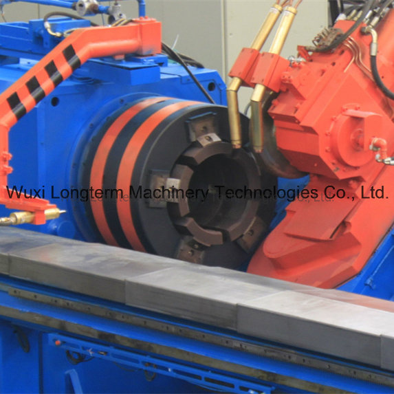 High Pressure CNG Cylinder Mouth and Bottom Necking-in Machine, High Quality Seamless Cylinder Hot Spinning Machine~