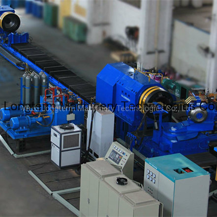 CNG Cylinder Neck-in &Bottom Spinning Machine with Loading and Unloading Conveyor^