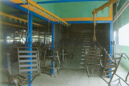 High-Efficiency Ce Approved Powder Coating Booth / Powder Spray System for Elevator Door#