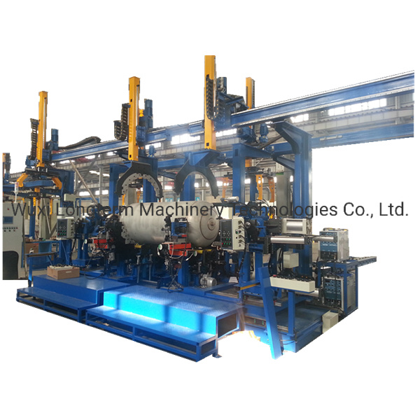 LNG Gas Cylinder or Tank TIG Horizontal Type Circumferential Seam Welder / Welding Machine*