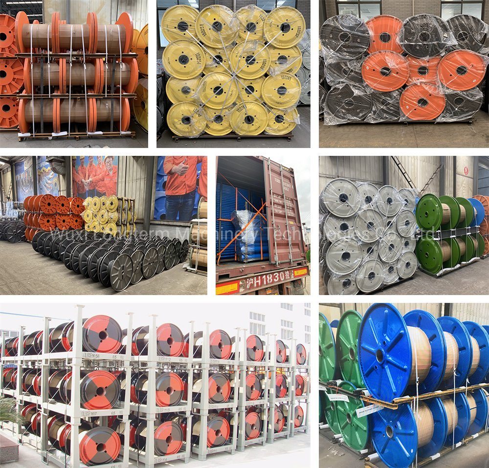 Empty Corrugated Cable Bobbin/Metal Spool/Reel/Cable Drum for Wire and Cable^