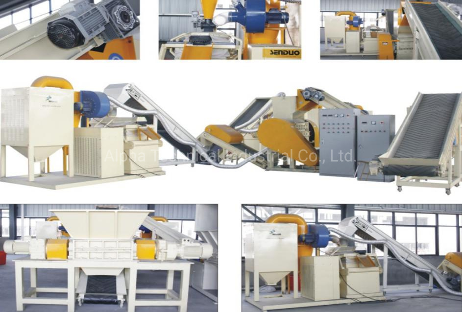Hydraulic Station and Electrical Control Cabinet and Other Components Electrical Cable Wire Stripper Heavy Duty Crushing Mrecycling Machine