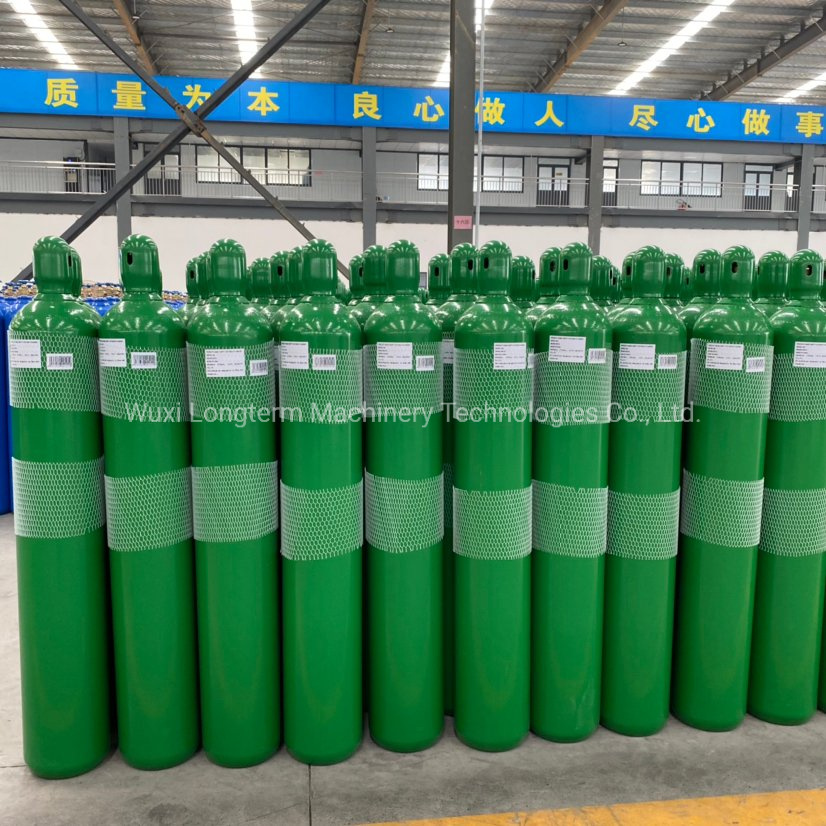 China Manufacture 10L Seamless Oxygen Gas Cylinder for Medical Use~