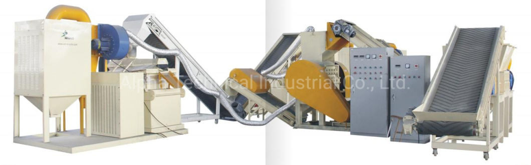 Hydraulic Station and Electrical Control Cabinet and Other Components Electrical Cable Wire Stripper Heavy Duty Crushing Mrecycling Machine