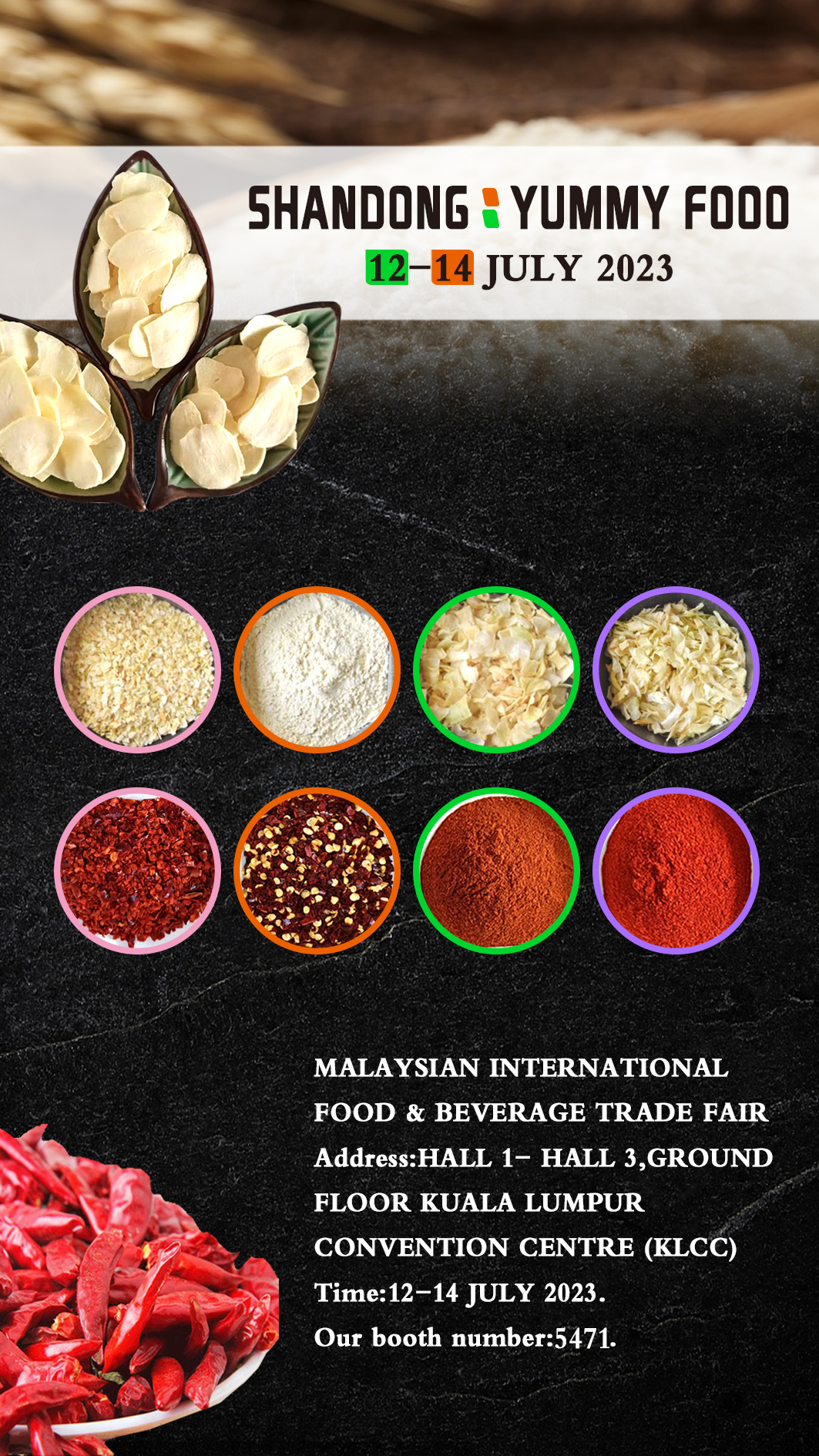 We will attend MALAYSIAN INTERNATIONAL FOOD & BEVERAGE TRADE FAIR