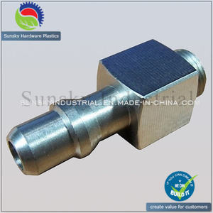 High Precision CNC Turning Parts Aluminium Hose Connector Joint (TU15012)