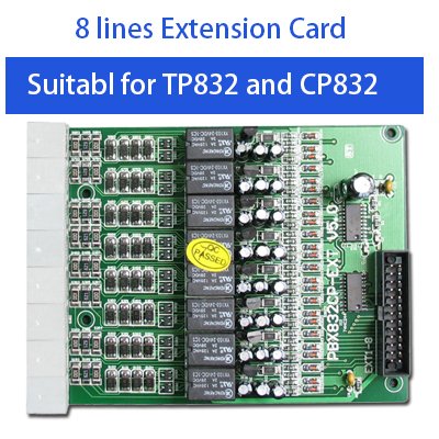 Excelltel PABX 8 lines extension card for CP832 and TP832