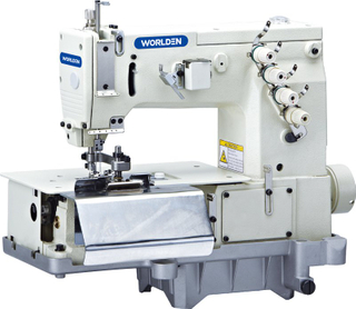 Wd-2000c Double Needle Flat Bed Belt Loop with Front Fabric Cutter (the width of belt loop)