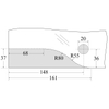 VM-30 European Standard Overpanel Patch with Ø15mm pivot