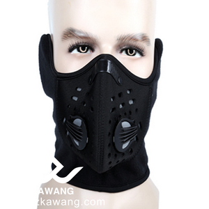 Wholesale 100% polyester Fleece Ski Mask Full Face Windproof Headgear Lycra Waterproof Cold Neck Gear Wear