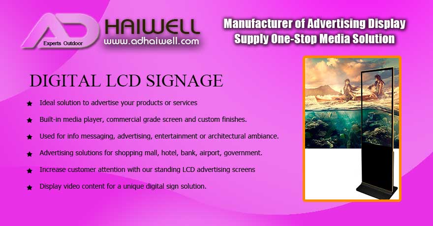 Fabricant d\'affichage numérique LCD