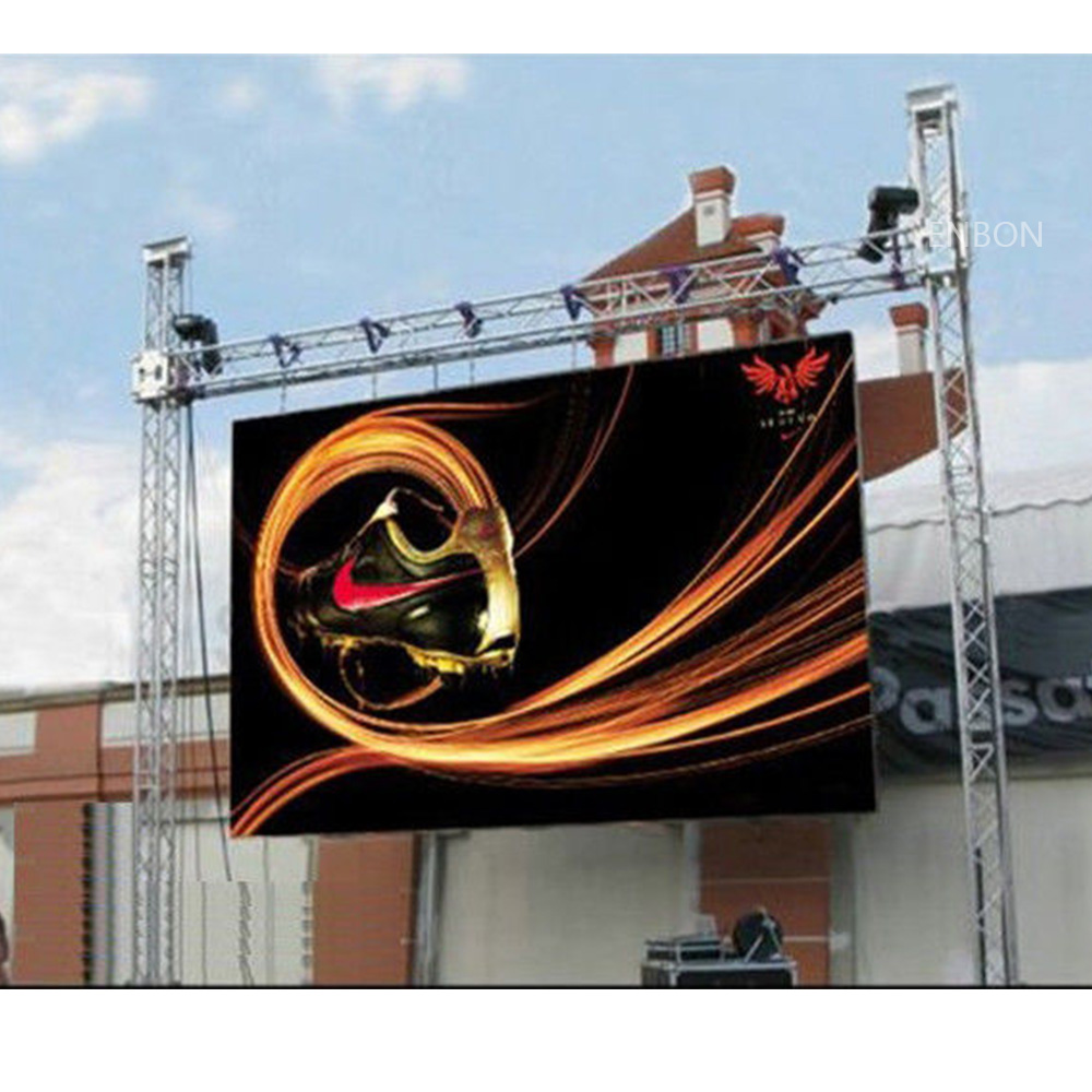 Pantalla de visualización grande publicitaria LED para exteriores de P8 640 * 640 mm para eventos