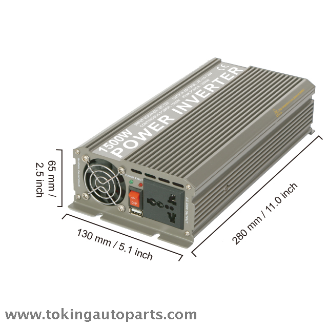 Invariador de onda sinusoidal modificada INS-1500 1500W