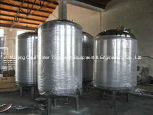 Stainless Steel Single Jacketed Water Reservoir Tank