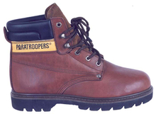 97090 waxy full grain leather steel toe cap safety boots