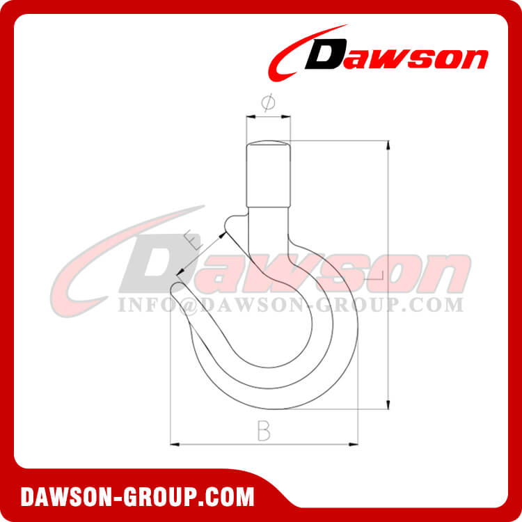 DS250 鍛造スーパーカーボンスチール チェーン ブロック フック - Dawson Group Ltd. - 中国メーカー、サプライヤー