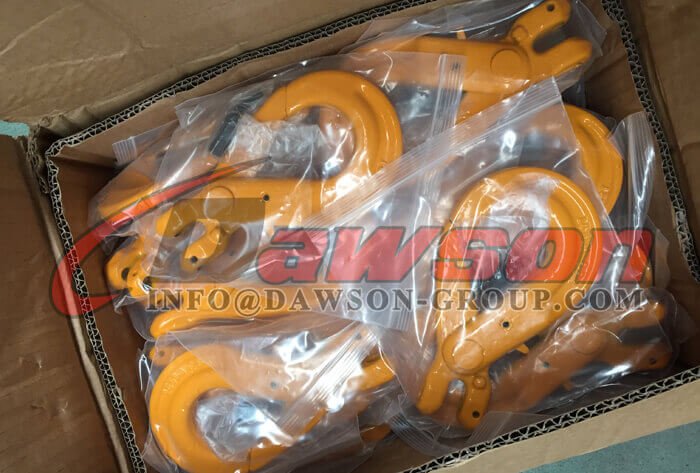 Gancho autoblocante de horquilla tipo europeo G80 para eslingas de cadena de elevaci&oacute;n - Dawson Group Ltd. - Proveedor de China
