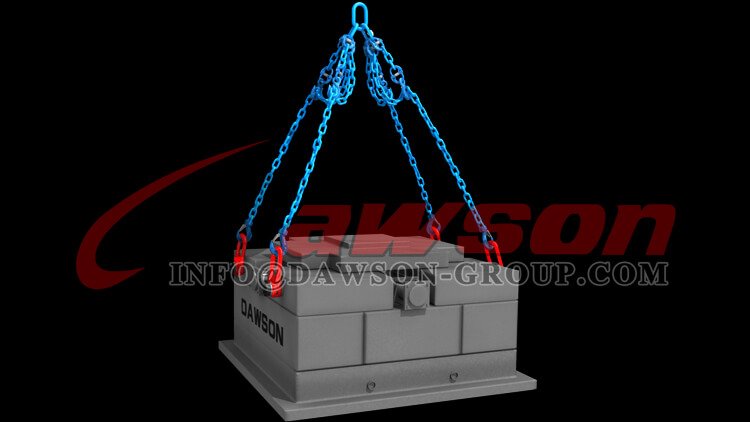 Aplicaci&oacute;n del gancho de argolla especial G100 con pasador de seguridad, gancho de argolla de acero de aleaci&oacute;n forjado de grado 100 para eslingas de elevaci&oacute;n de gr&uacute;as - F&aacute;brica de China