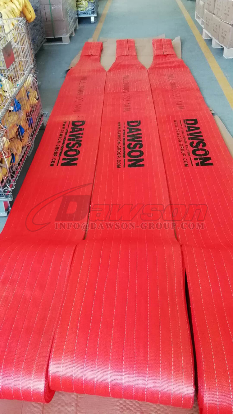 Proveedor de China del fabricante de las eslingas de elevaci&oacute;n de las correas de Polester resistente de Dawson