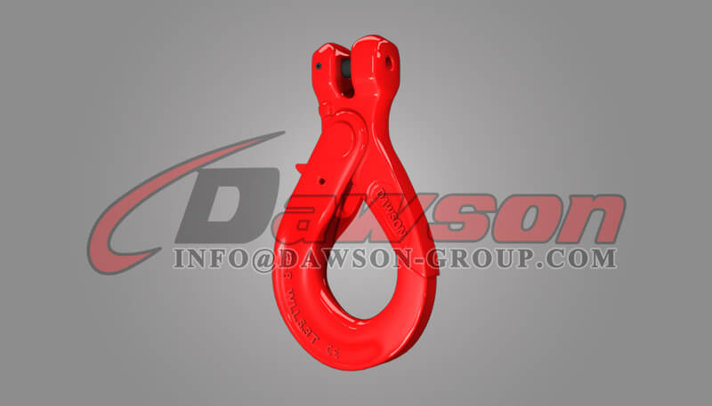 DS738 Gancho autoblocante de horquilla mejorado de grado 80 para eslingas de cadena de elevaci&oacute;n - Dawson Group Ltd. - Fabricante de China